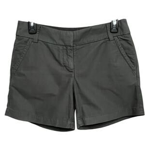 J.CREW 5” Cotton Gray Chino Shorts Women’s Size‎ 0